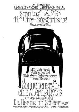 Plakat zum 2. Roten Stuhl