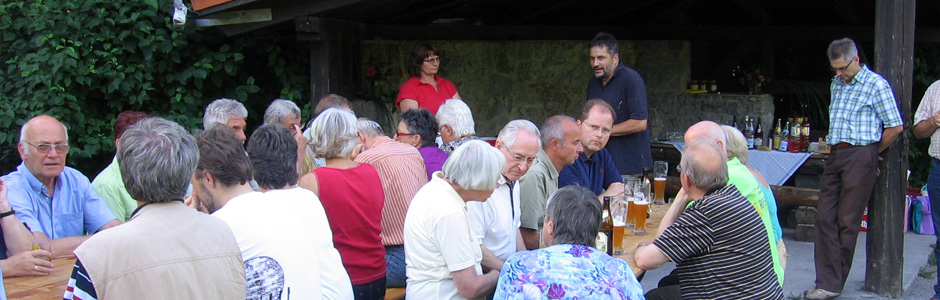 Für ein lebhaftes Gespräch ist immer gesorgt.