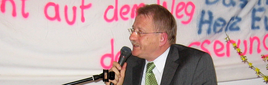 Wolfgang Drexler auf dem Roten Stuhl